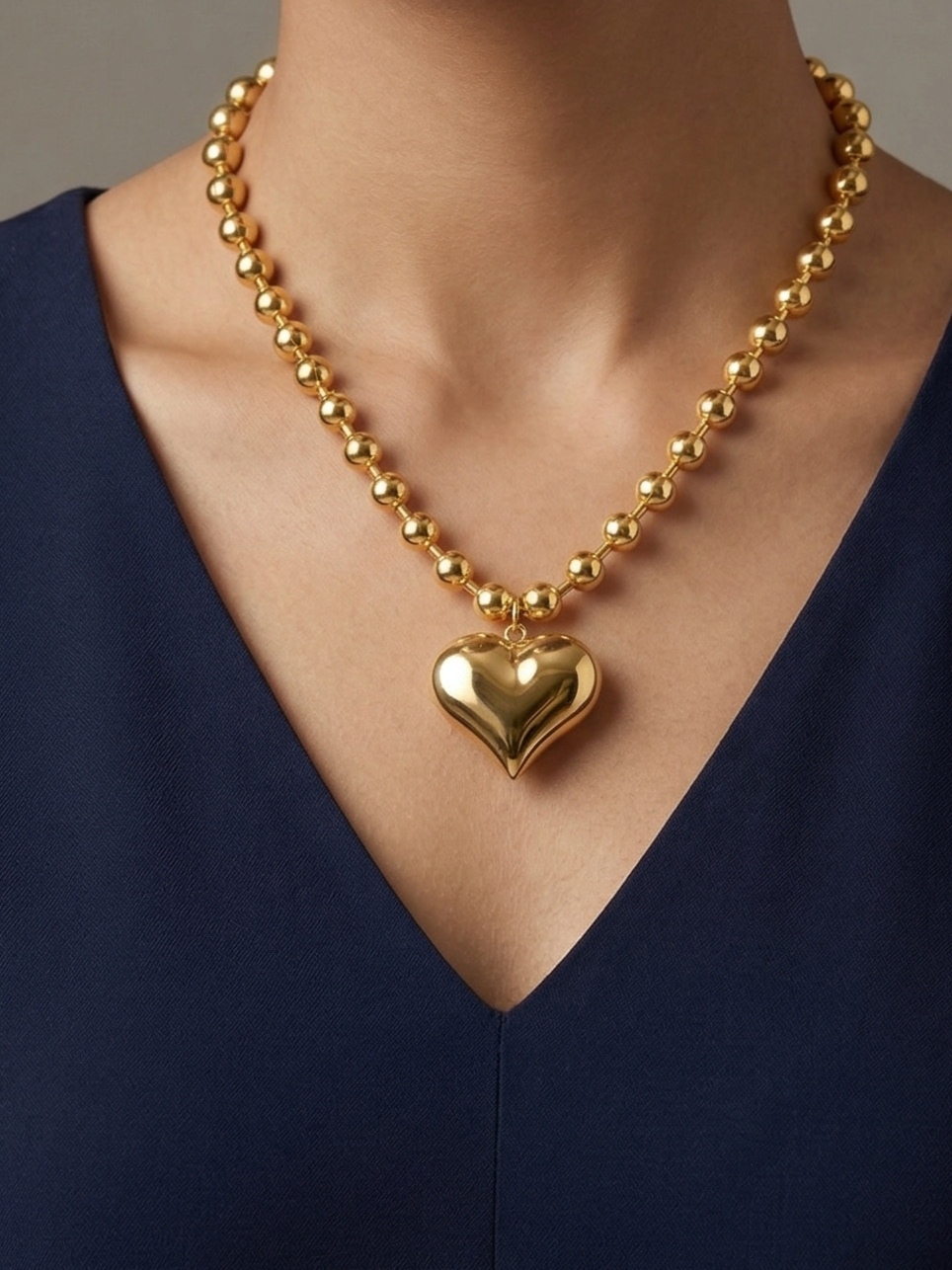 Heart Bead Necklace