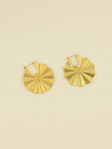 Ribbed Fan Hoops