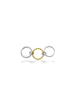 Mixed-Metal Triple Ring Vertical Drop