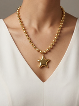 Star Bead Necklace