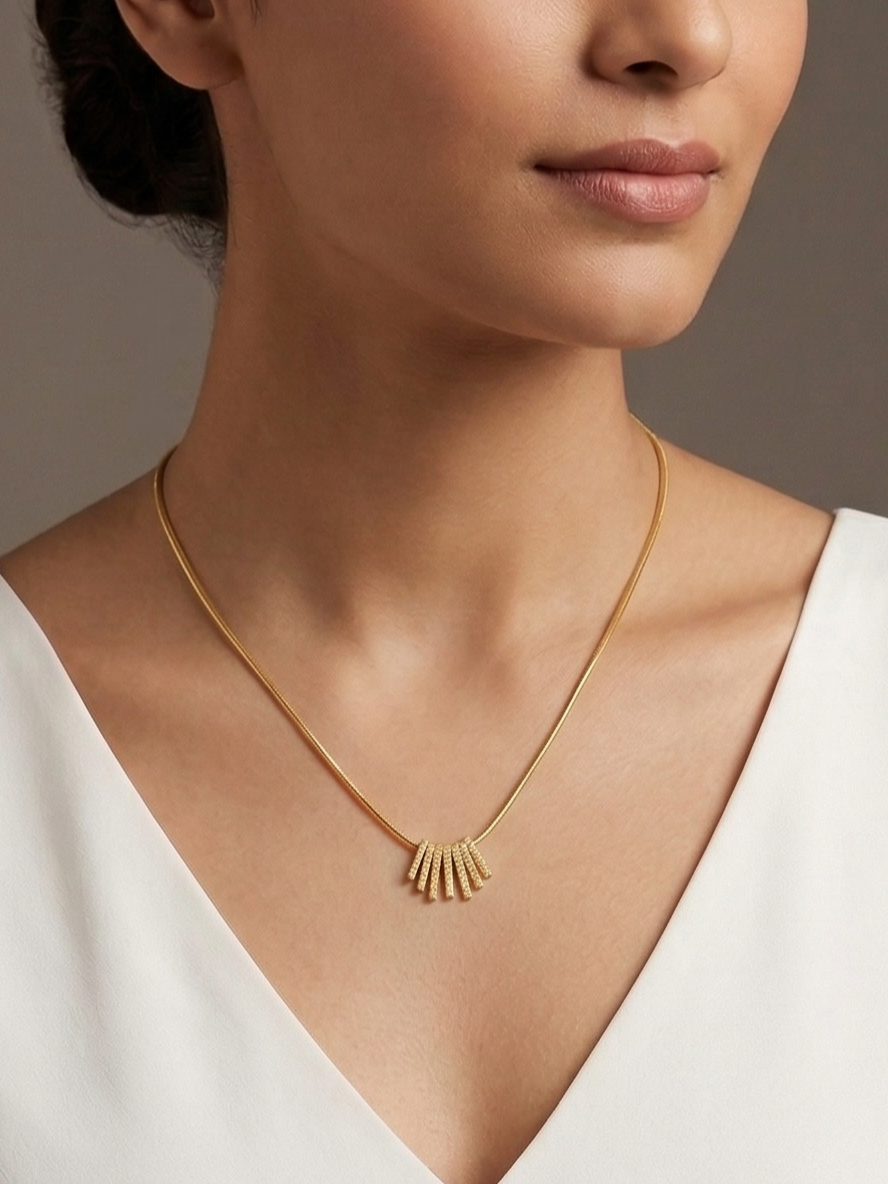 Prism Fringe Pendant