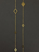 Geo-Frame Layered Necklace