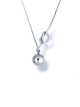 Knot Sphere Pendant Necklace