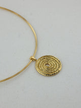 Spiral Pendant Choker