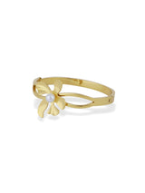 Elegant Golden Flare Cuff Bangle