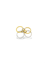 Mixed-Metal Four Ring Vertical Drop