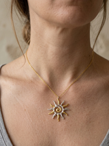 Spiral Sun Pendant