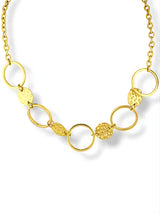 Sunburst Textured Necklace