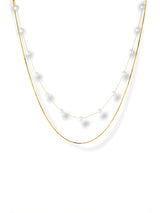 Starlight Pearl Layered Necklace