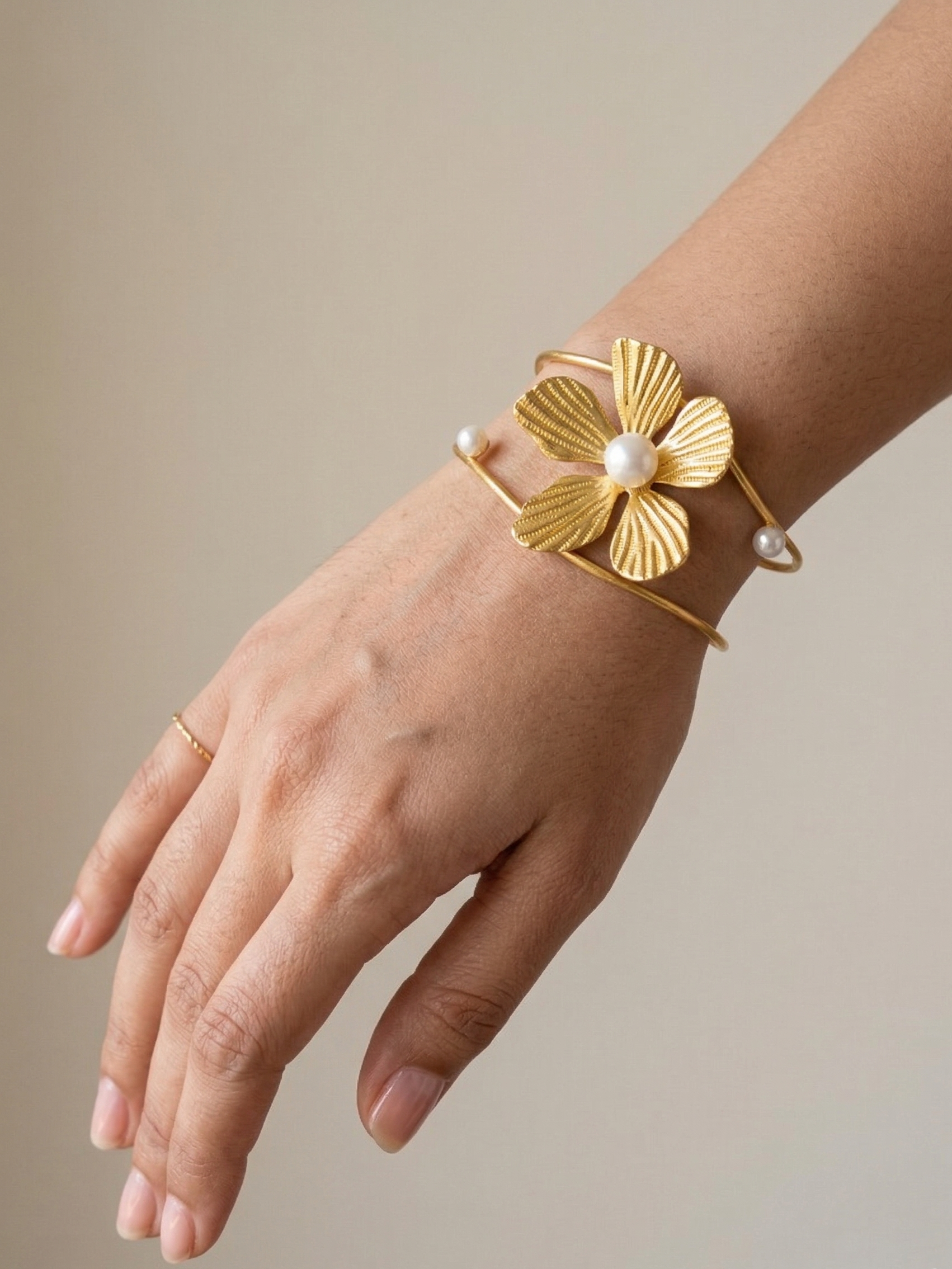 Pearl Cuff Bangle