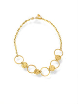 Sunburst Textured Necklace