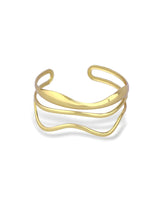 Stunning Gold Meteor Bangle with Shiny Looks