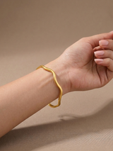 Wave Cuff Bangle