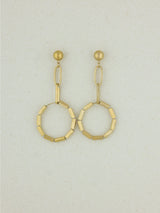 Structured Orbit Drops Earring