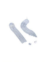 Wave Chain Drop Earrings