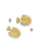Golden Sunburst Earrings