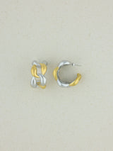 Harmonic Contrast Earrings