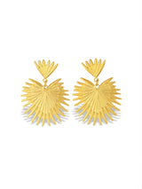 Golden Sunburst Earrings