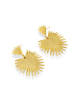 Golden Sunburst Earrings
