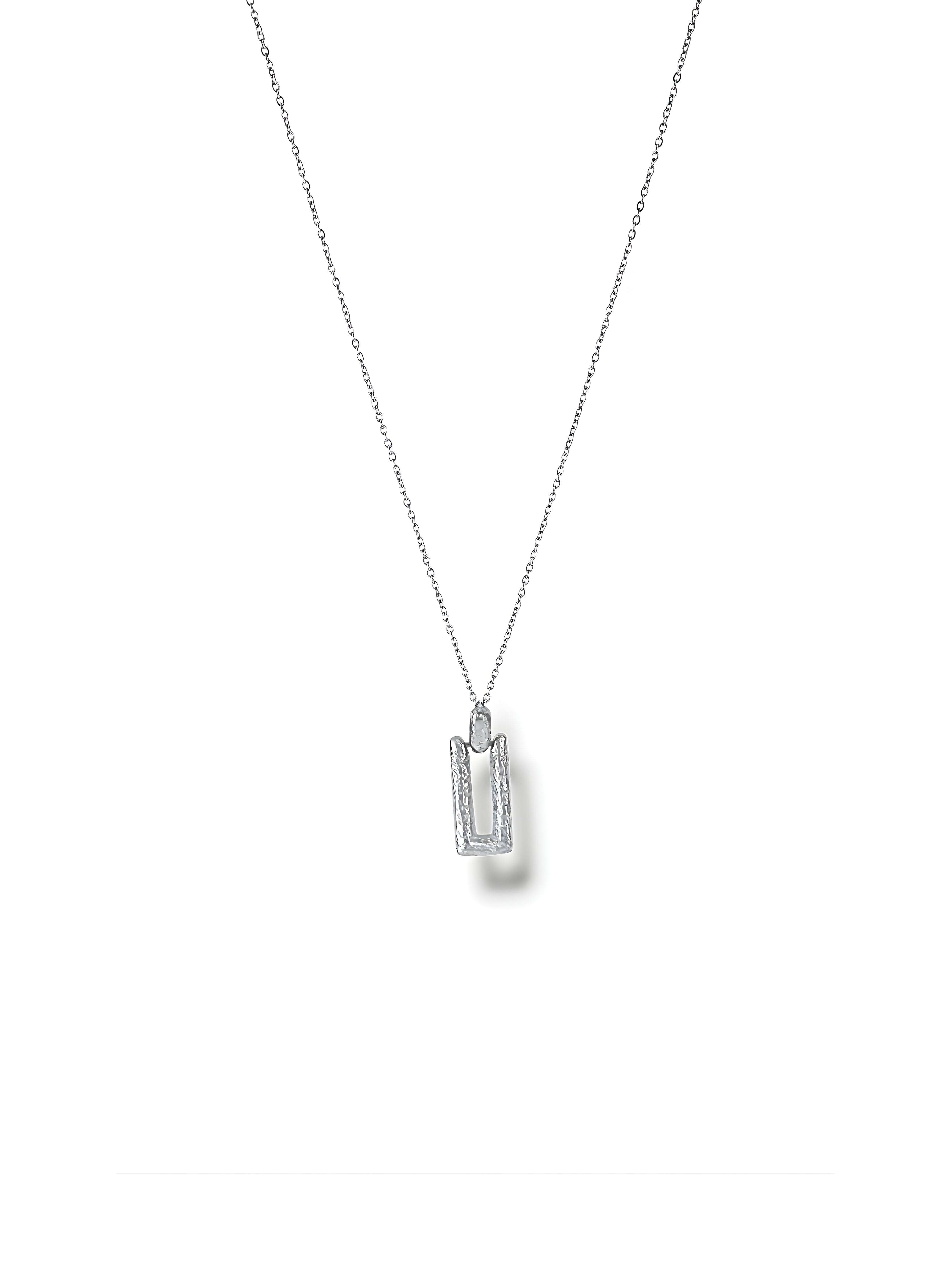 Sterling Open-FrameNecklace