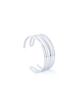 Triple Line Open Bangle