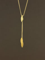 Silver Petal Lariat