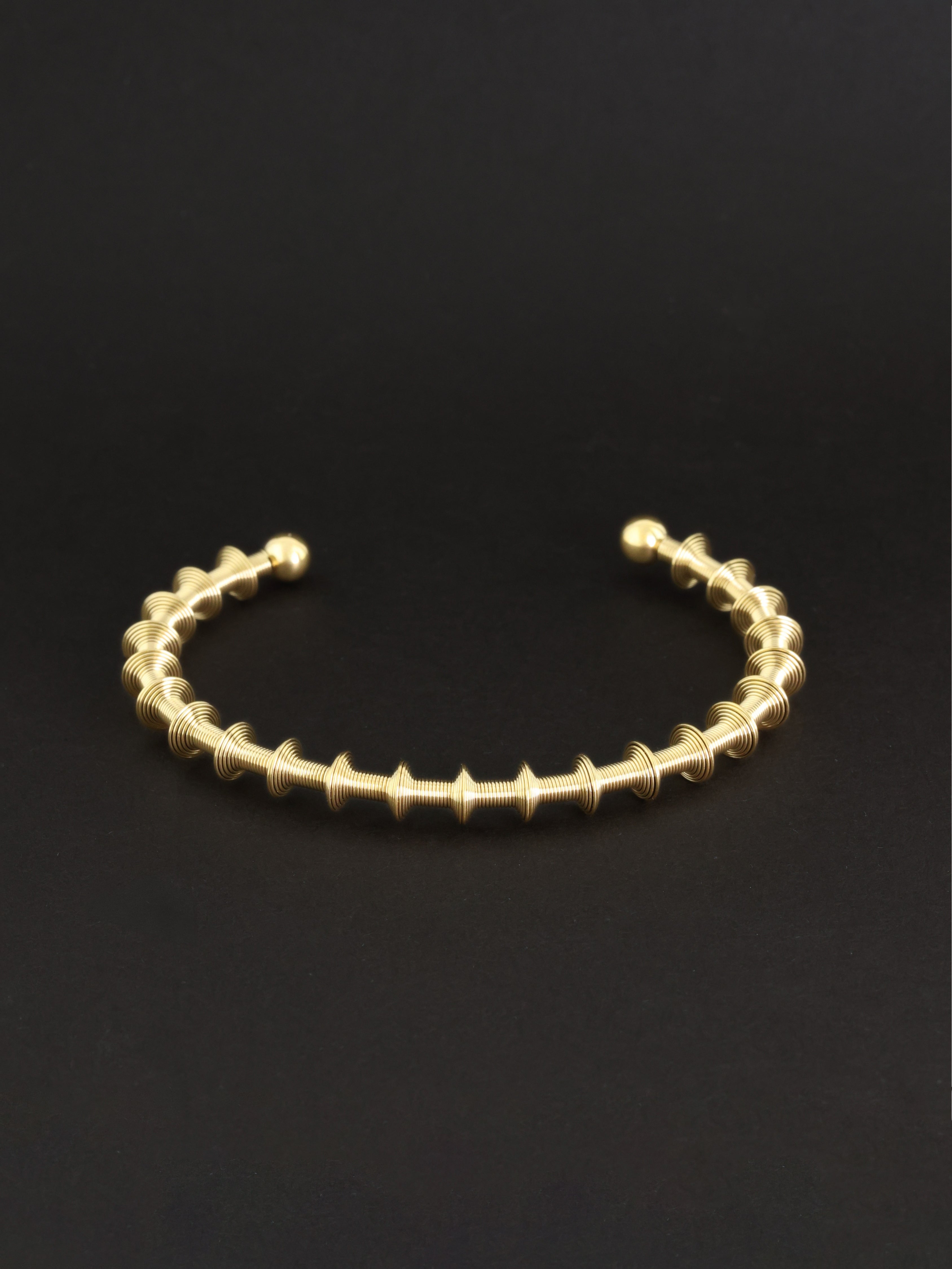 Capped Cuff Bangle