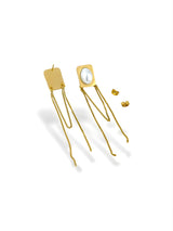 Deco Pearl Tassel Earrings