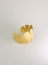 Gold Leaf Cuff Bangle