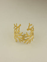 Laurel Leaf Cuff Bangle