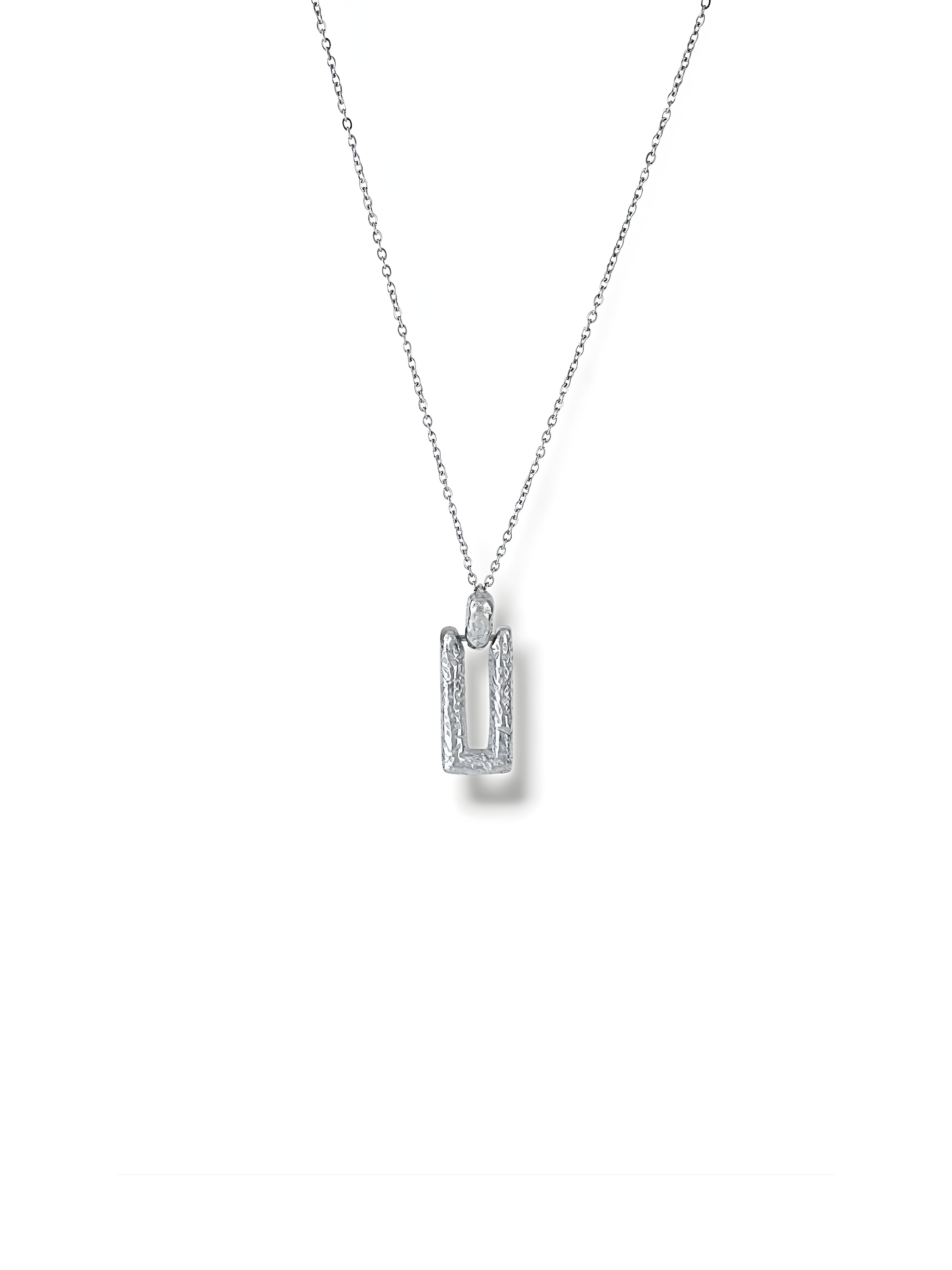 Sterling Open-FrameNecklace
