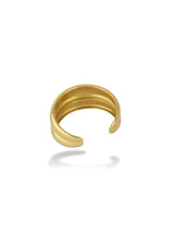 Modern Twinray Bangle with Two-Tone Metallic Finish