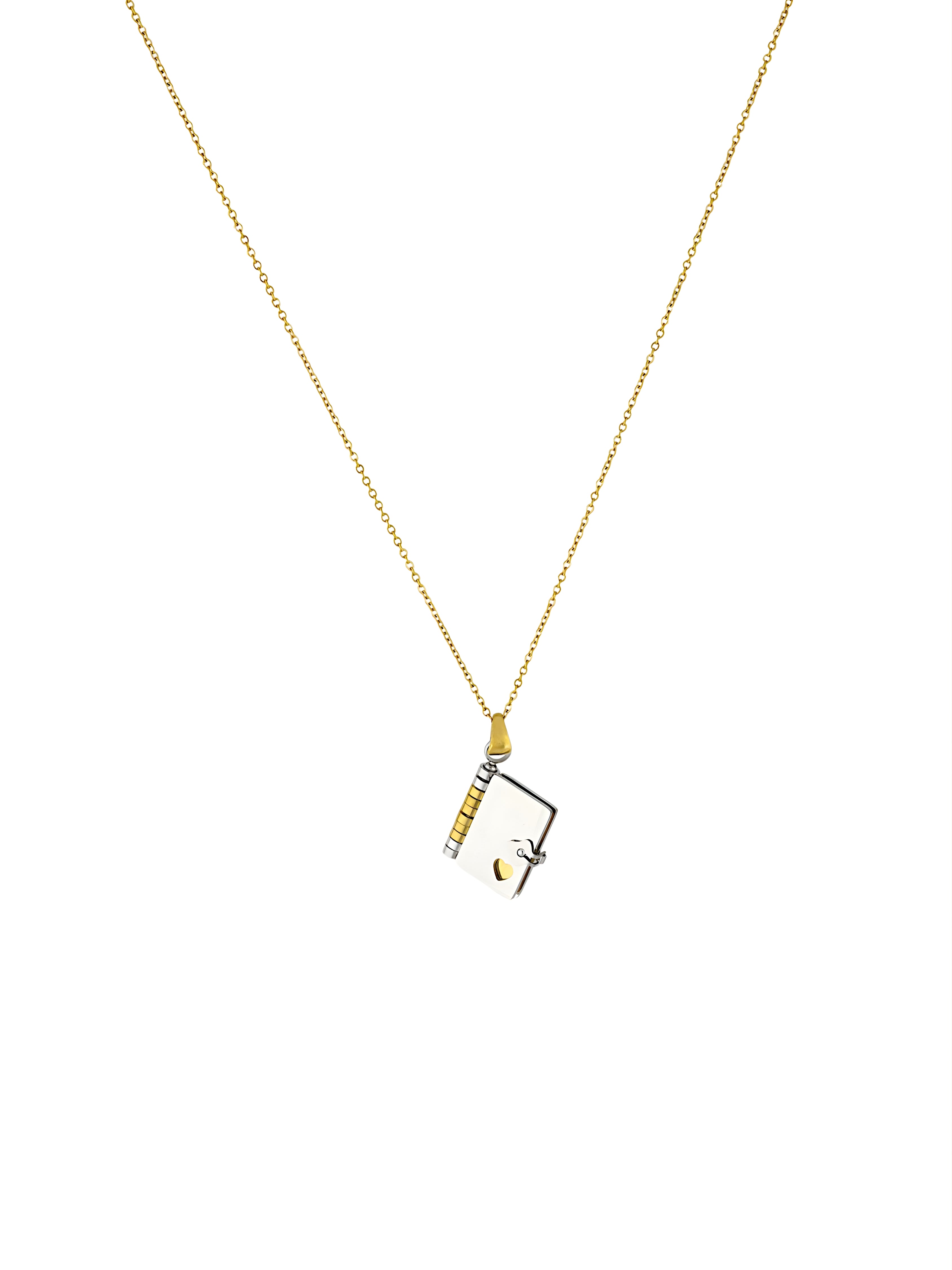 Secret Journal Heart Pendant