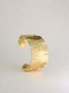 Gold Leaf Cuff Bangle