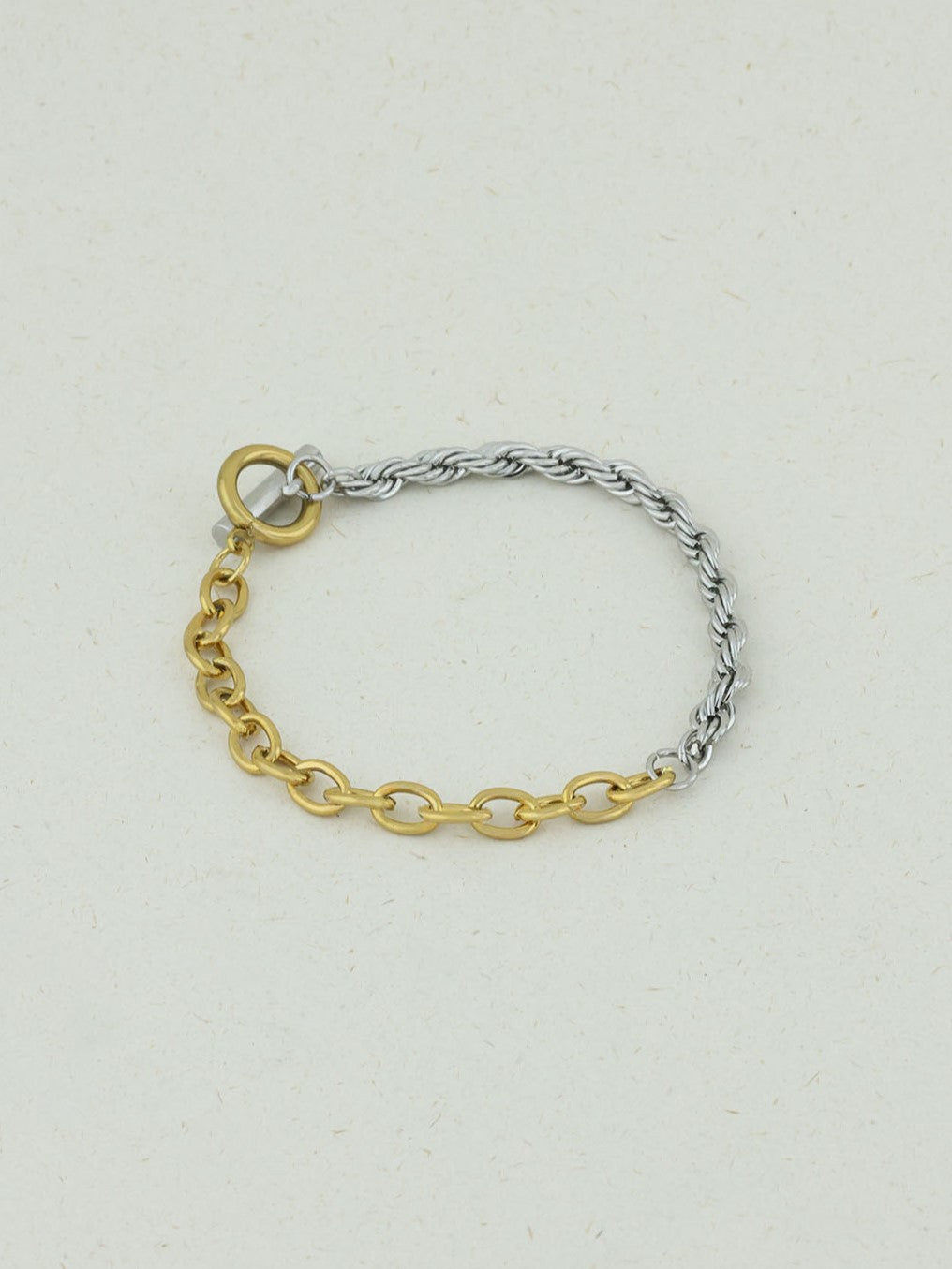 Meridian Contrast Link Bracelet