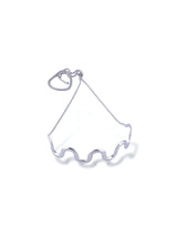 Elegant Gold Silken Wavy Chain Choker Adjustable Necklace