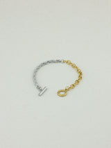 Meridian Contrast Link Bracelet