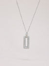 Sterling Open-FrameNecklace