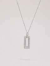 Sterling Open-FrameNecklace