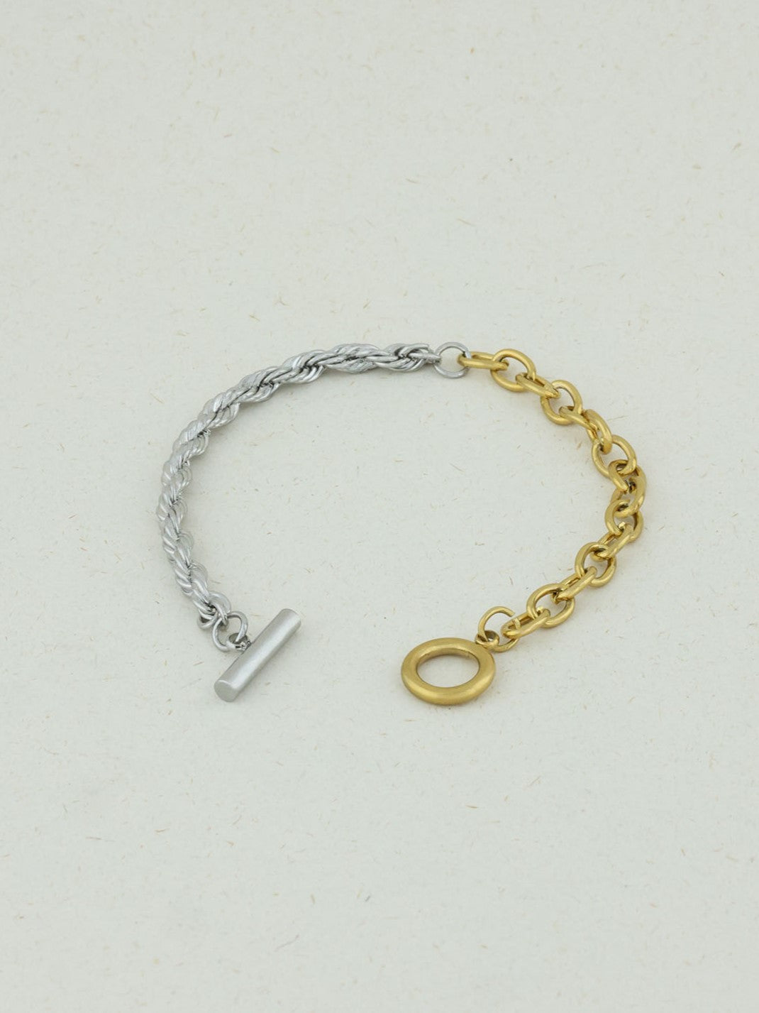 Meridian Contrast Link Bracelet