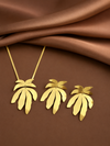 Golden Palm Frond Set
