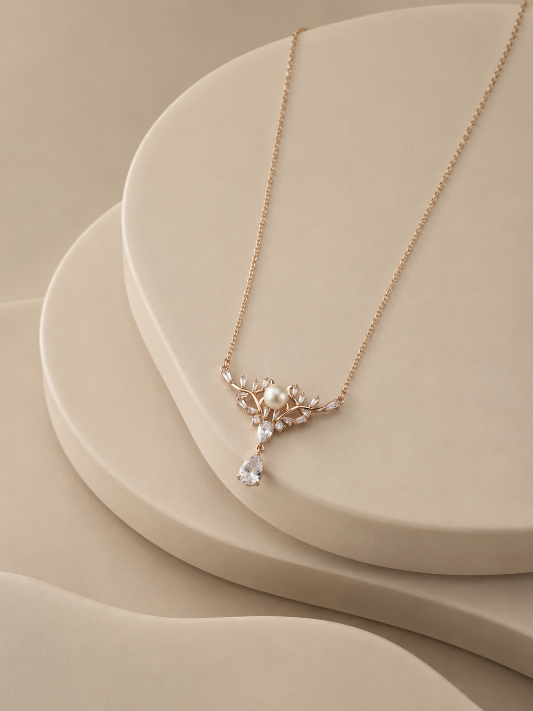 Celestial Blossom Pearl Pendant
