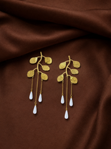 Leaf Branch Teardrop Jewelry Set