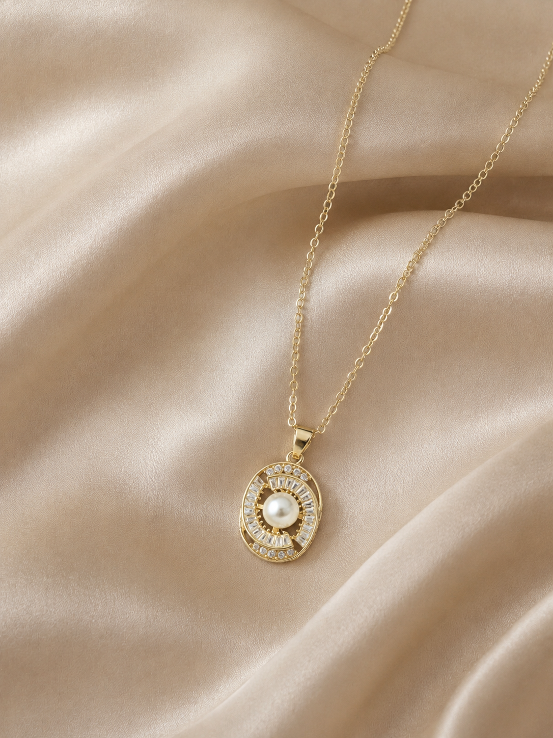Spiral Pearl Jewelry Set