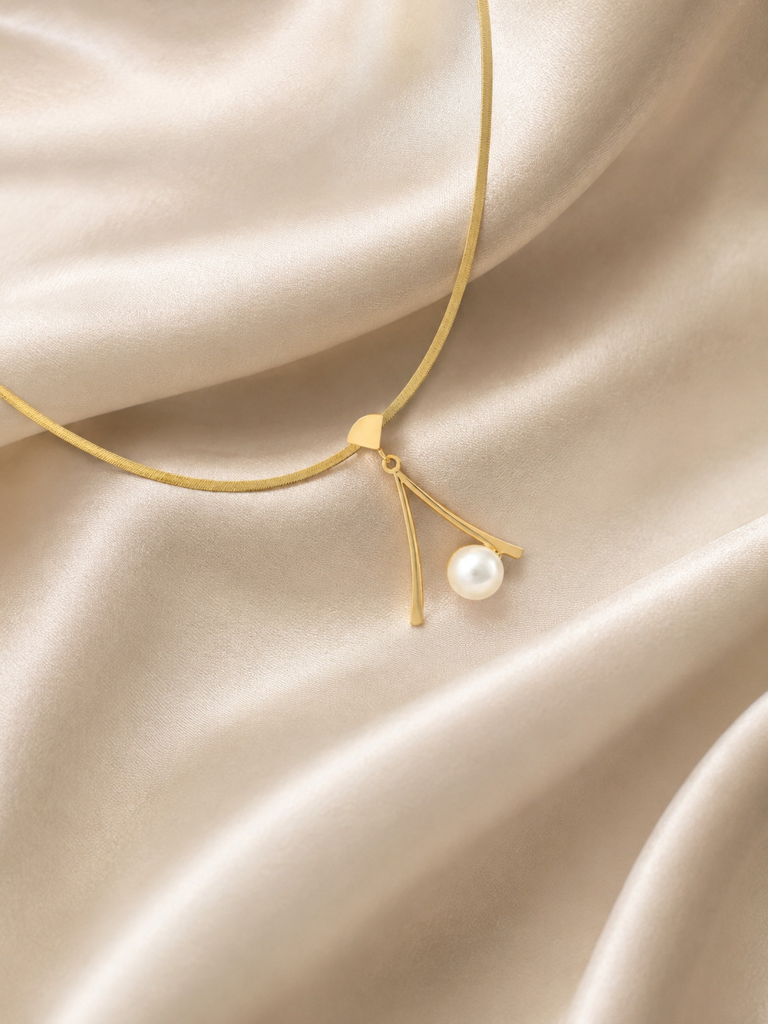 Geometric Pearl Jewelry Set