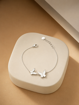 Silver Butterfly Bracelet