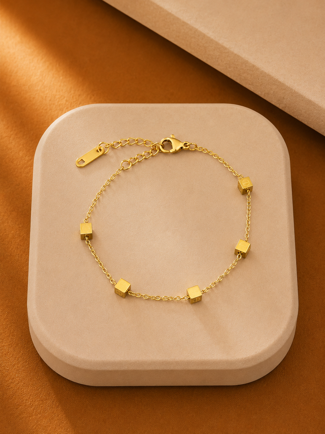 Cube Chain Bracelet