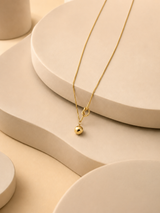 Knot Sphere Pendant Necklace