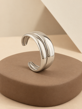 Modern Twinray Bangle