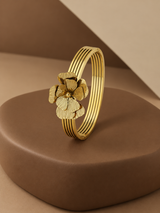 Floral Cuff Bangle